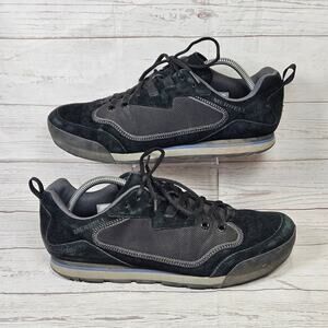 Merrell Men's Casual Shoes Black US 10 Suede Mesh Lace-Up Outdoor *Dingy/Worn
